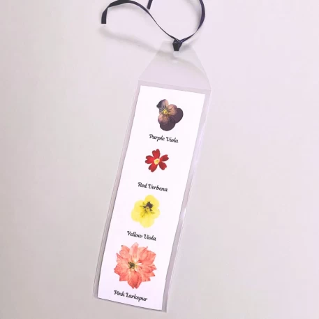 Kids Homemade Bookmark Craft Kit: Flower Bookmark Activity Kit For